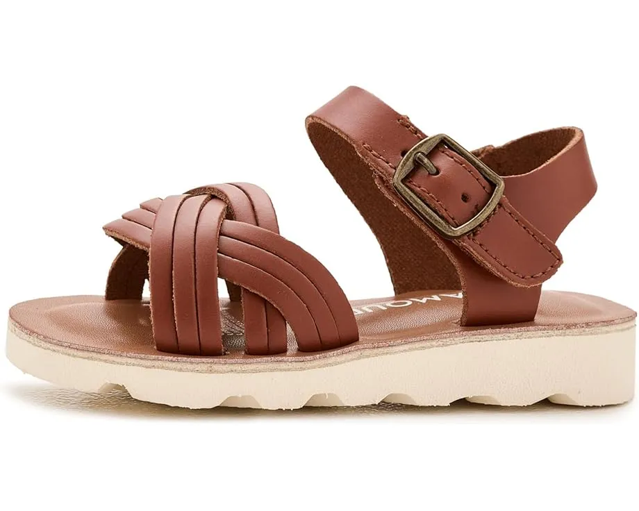 Сандалии L'Amour Shoes Kids Athena с круглым носком и пряжкой