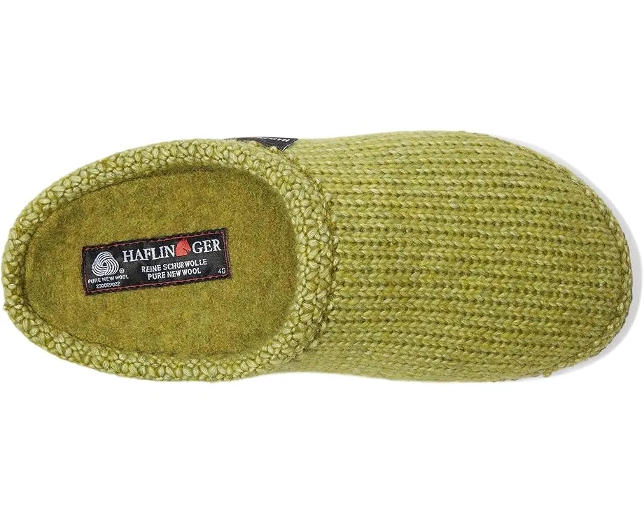 Тапочки Haflinger As De Punto из натуральной вареной шерсти