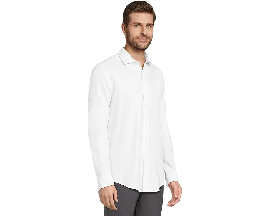 Рубашка Calvin Klein Slim Fit Non Iron Stretch с отводом влаги и стретч тканью