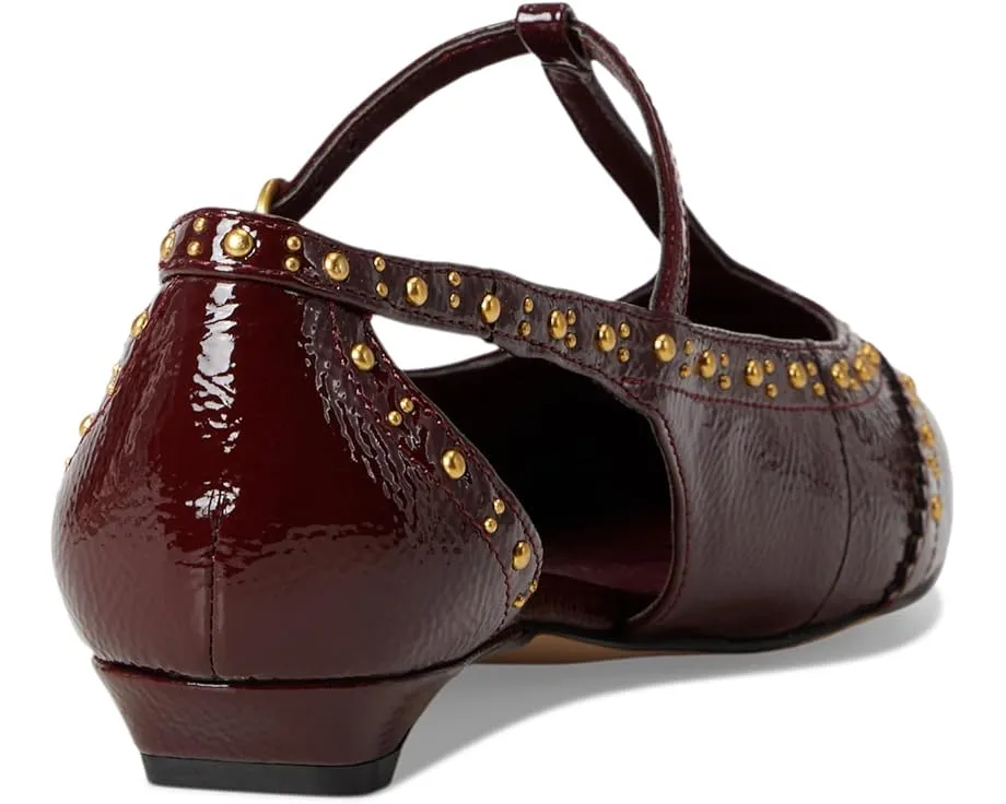 Vince Camuto Мюли Valkie на низком каблуке с Т-образным ремешком и декоративными шипами