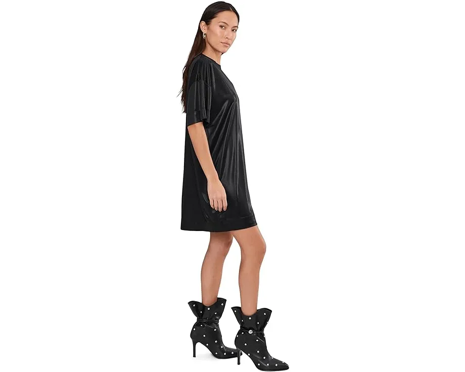 Мини-платье AllSaints Sparkle Tee Dress с блестками
