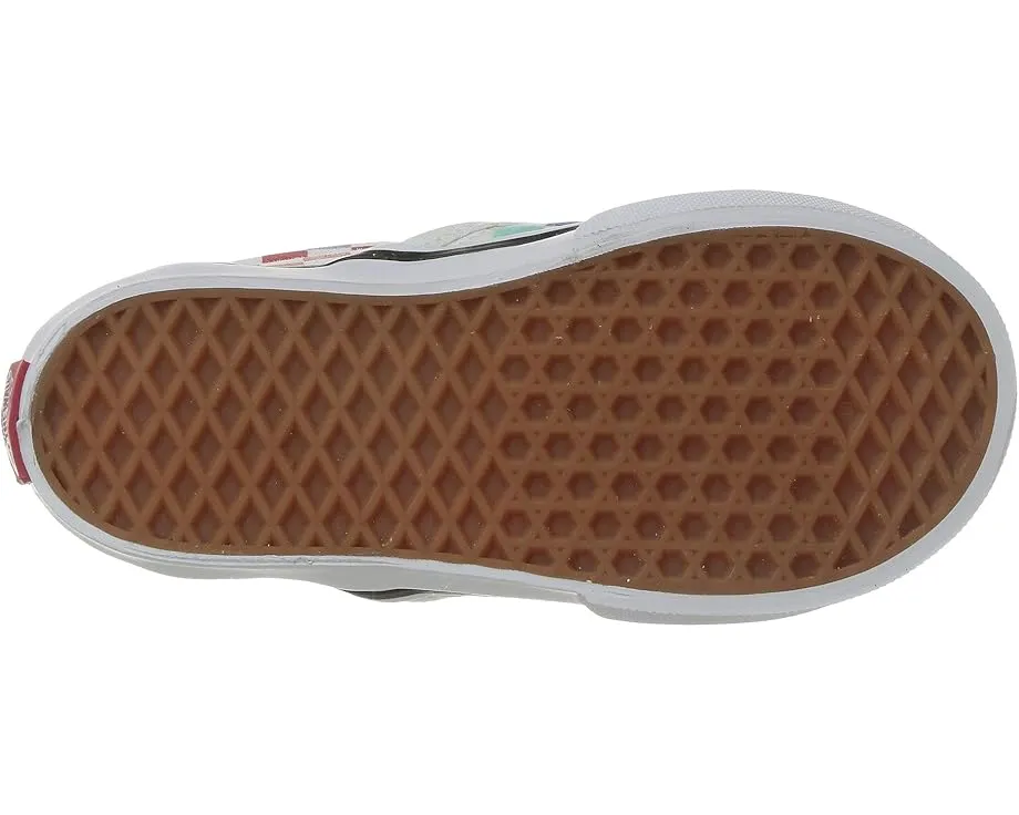 Слипоны Vans Classic Slip-On для малышей цвет Rainbow True White