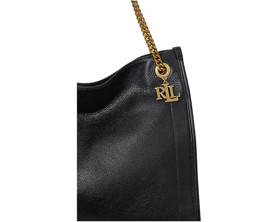 Большая сумка-тоут Lauren Ralph Lauren Pebbled Leather Large Bradley