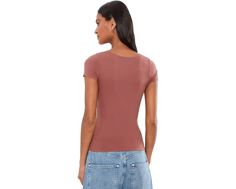 Футболка Clean Lines Sunfade Baby Tee от Free People