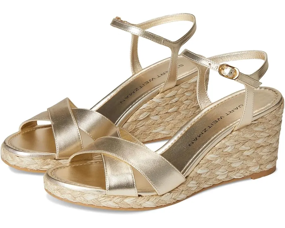 Эспадрильи Stuart Weitzman Dayna Espadrille Wedge на танкетке с ремешком на щиколотке