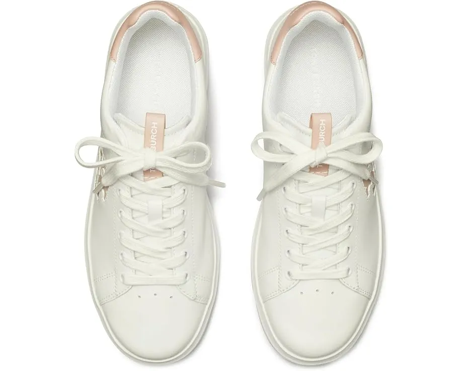 Кроссовки Tory Burch Double T Howell Court из кожи и полиуретана с круглым носком