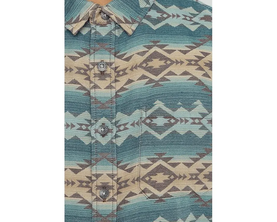 Pendleton рубашка из замши Gateway с коротким рукавом и геометрическим принтом