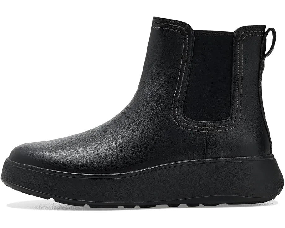 Chelsea-ботинки FitFlop F-Mode Stitch Warm из состаренной кожи с подошвой Microwobbleboard