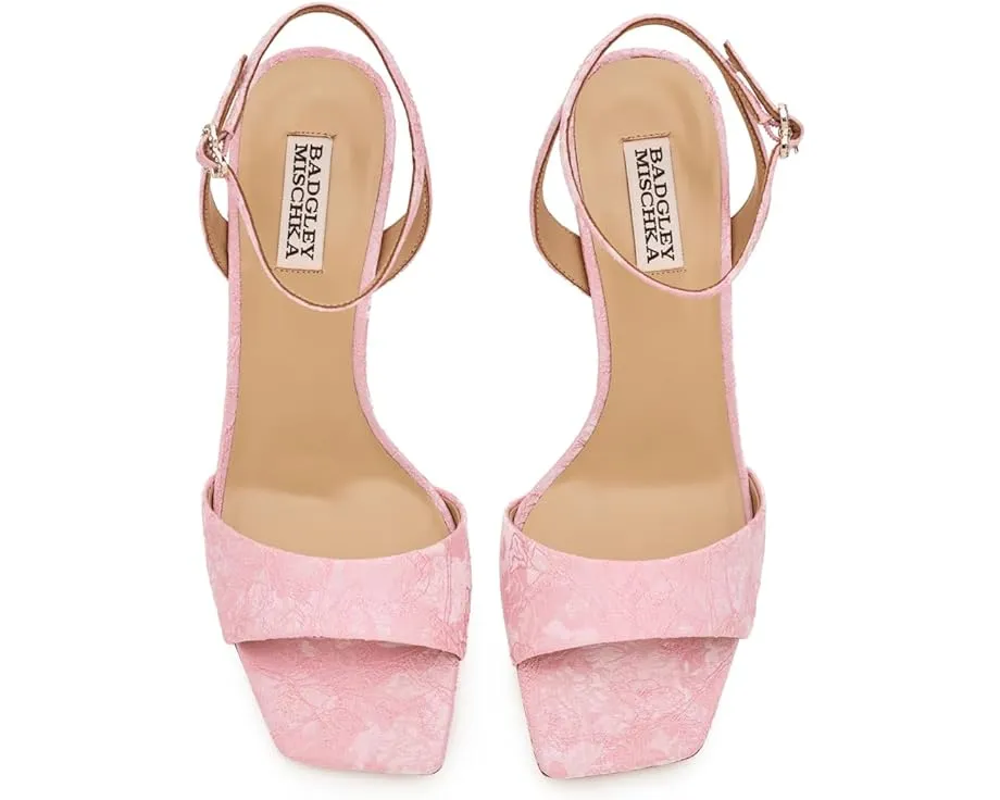 Босоножки Badgley Mischka Cady на шпильке с пряжкой в форме сердца и квадратным носком