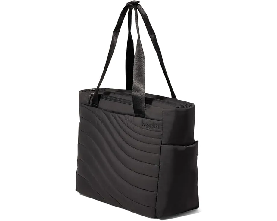 Сумка тоут Baggallini Set Wave с геометрическим узором и отделением для ноутбука