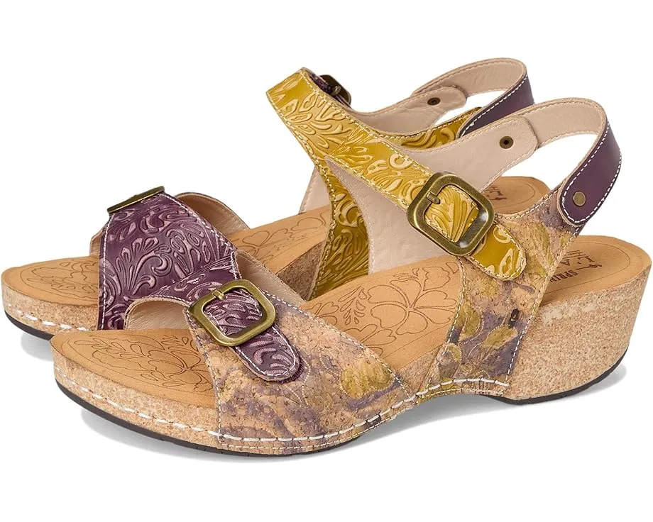 Сандалии L'Artiste by Spring Step Osuna из пробки и кожи с массивным каблуком