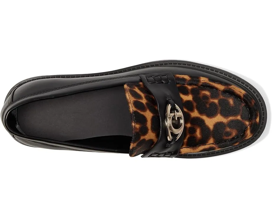 GUESS Лоферы Yanika на массивной подошве с логотипом и каблуком