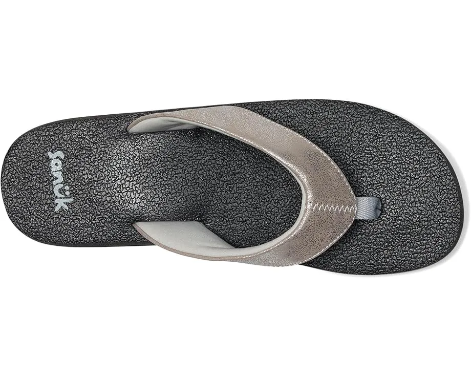 Sanuk Yoga Mat II Metallic сланцы с ортопедической стелькой из пены с эффектом памяти