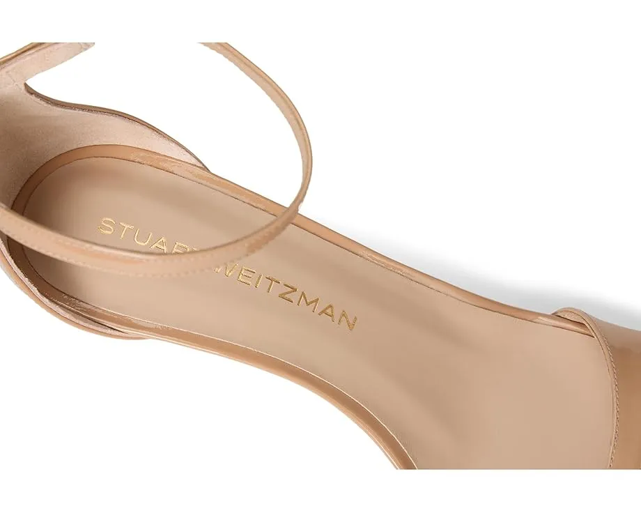 Босоножки Nudist II Sandal 75 на шпильке с глянцевым верхом Stuart Weitzman