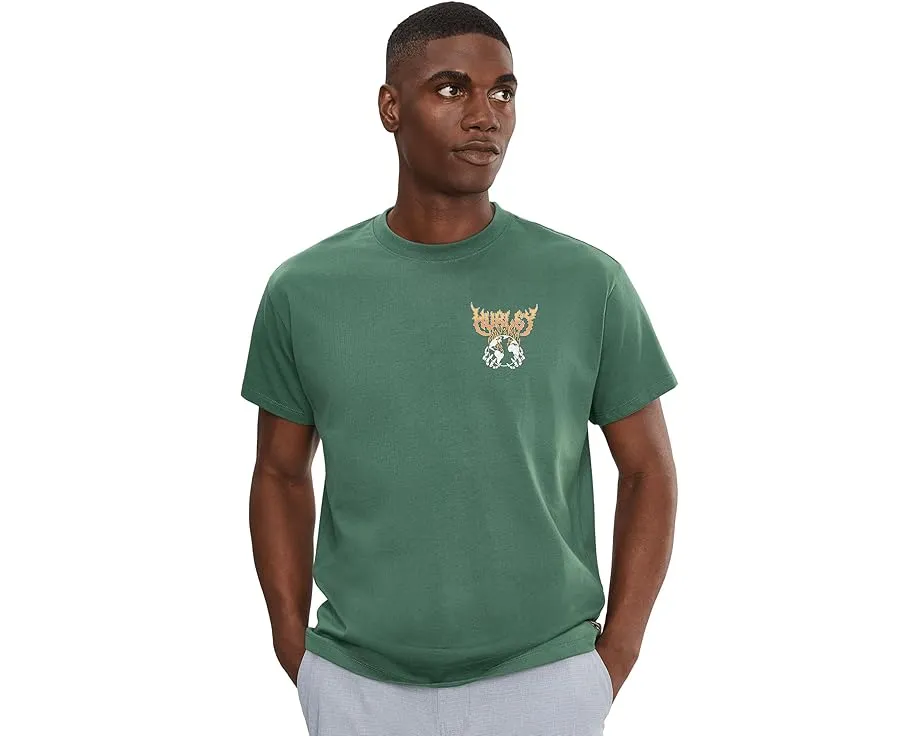 Футболка Hurley Fire с коротким рукавом из плотного хлопка