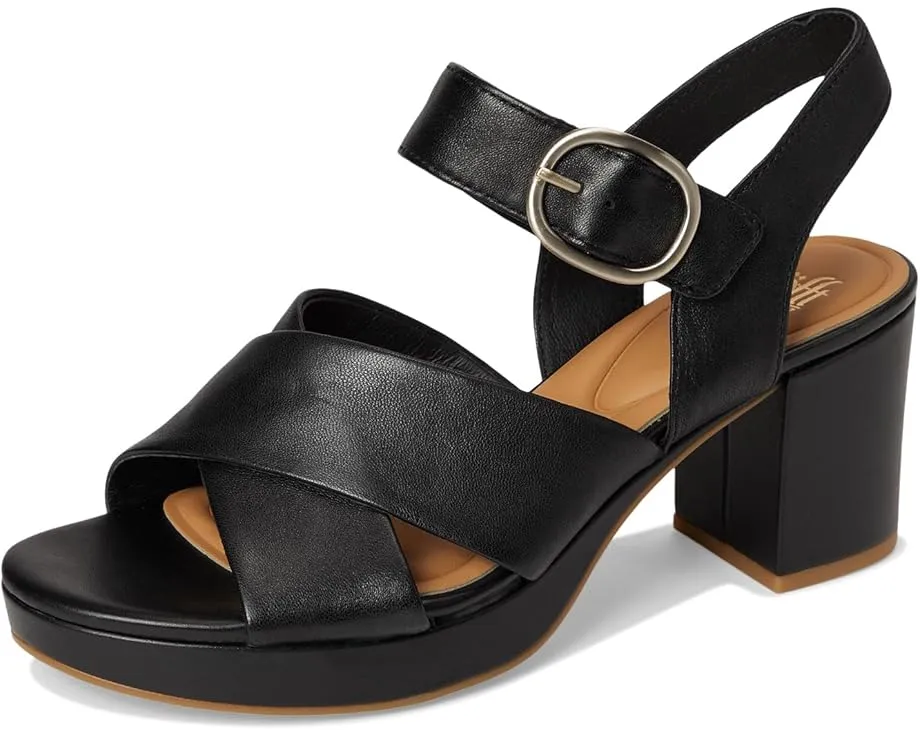 Сандалии Sofft Lizzie на платформе с перекрестными ремешками