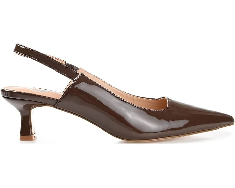 Туфли-лодочки Journee Collection Paulina с острым носком и ремешком на щиколотке