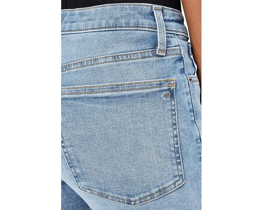 Укороченные джинсы с расклешенным низом Madewell The Stretch Flare Crop из стрейчевого денима