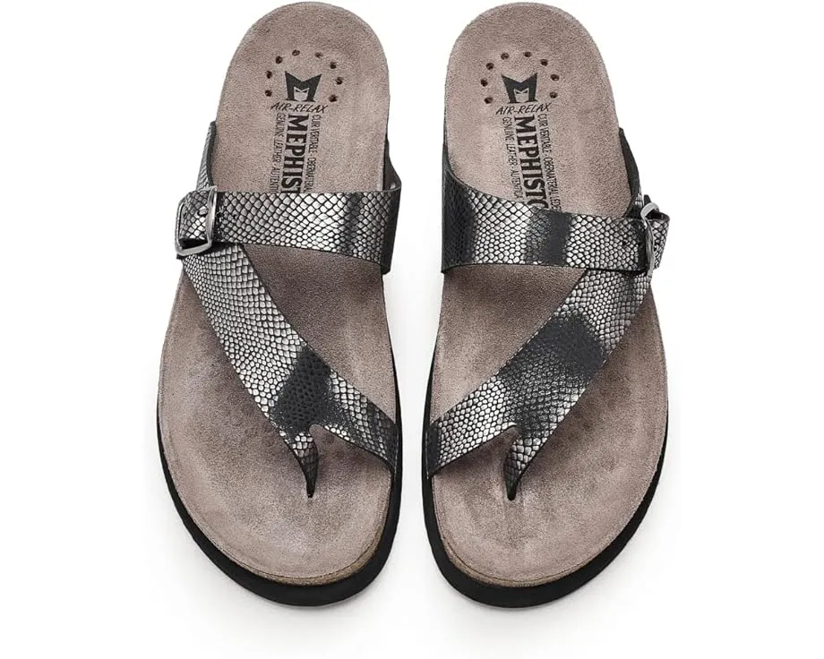 Босоножки-плоскодонки Mephisto Helen с пробковой стелькой Soft-Air
