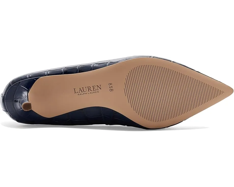 Туфли Adrienne из тисненой кожи крокодила Lauren Ralph Lauren