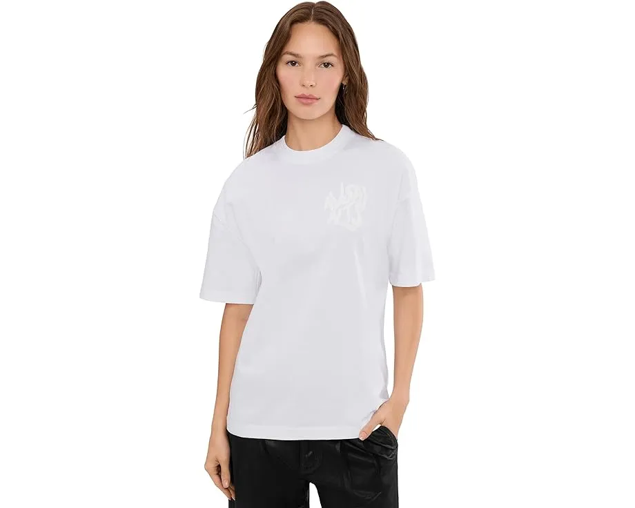 Футболка AllSaints Orlando Etta с круглым вырезом и свободным кроем