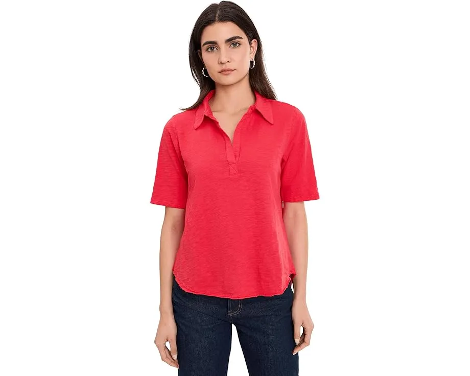 Поло Mod-o-doc с коротким рукавом и отложным воротником на пуговицах