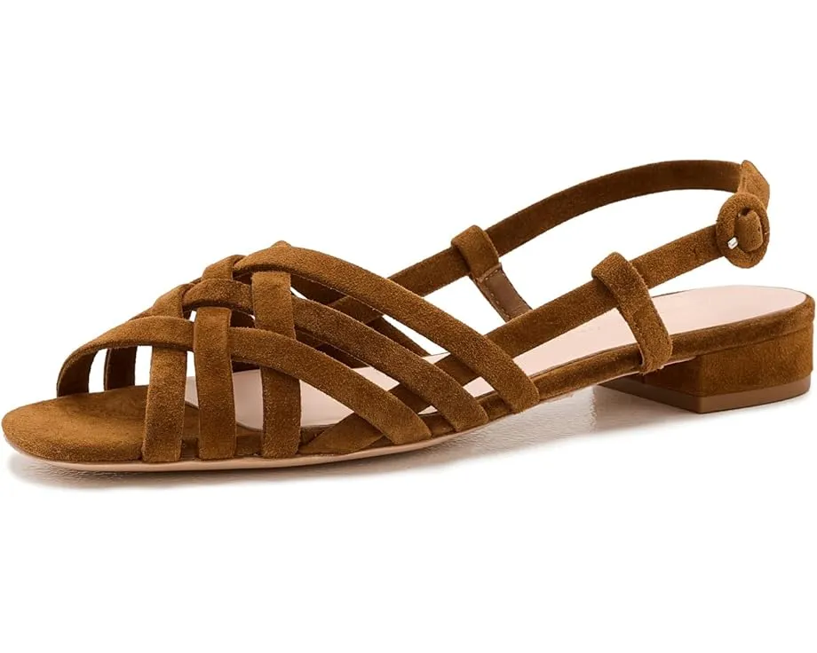 Loeffler Randall Shelly Wrap сандалии с плетением и ракушкой