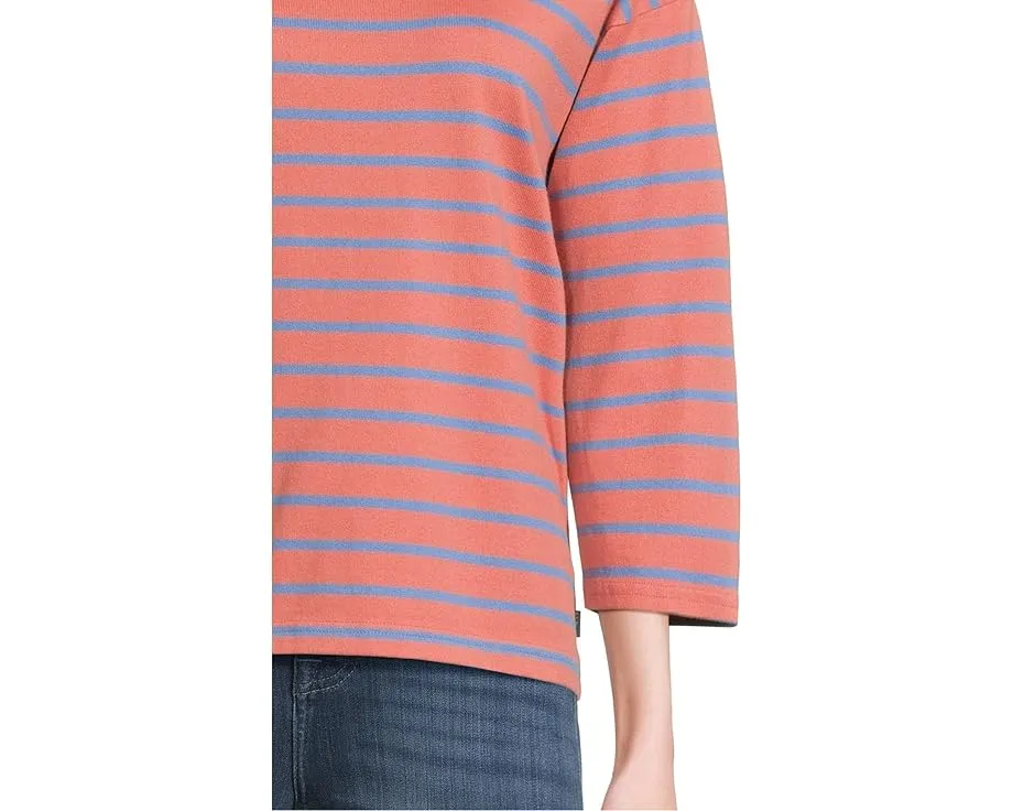 Блузка L.L.Bean Heritage Mariner Boatneck с рукавом 3/4 и полоской