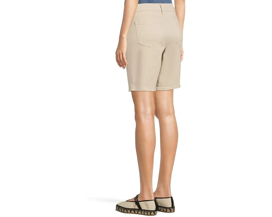 Шорты NYDJ Ella Denim на высокой посадке с застежкой на молнию и пуговицу