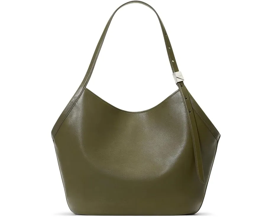 Сумка-тоут Deco из мелкозернистой кожи в форме тюльпана Kate Spade New York