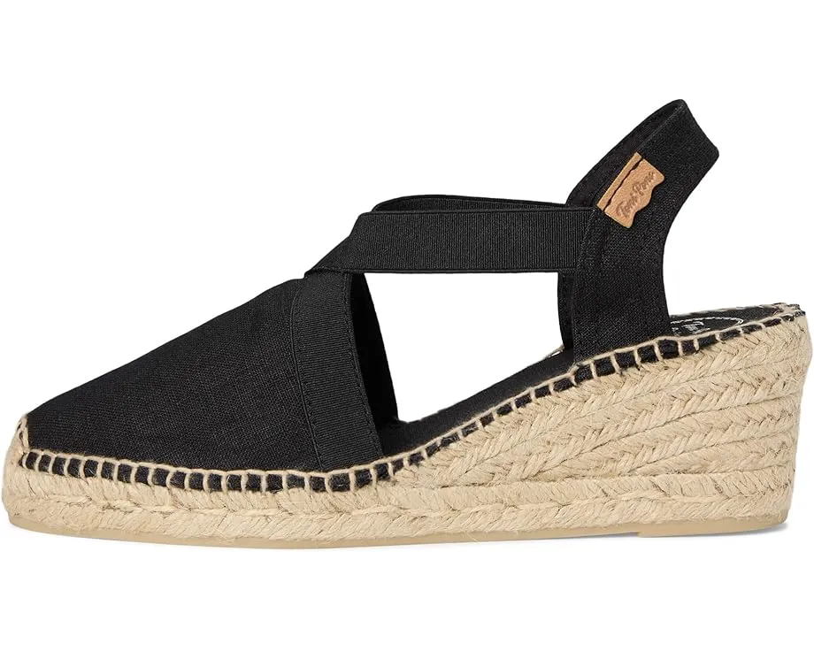 Босоножки Toni Pons Ter на платформе из льна