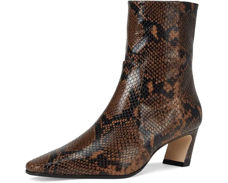Ботильоны Stuart Weitzman Stassi Zip Bootie 50 на квадратном каблуке