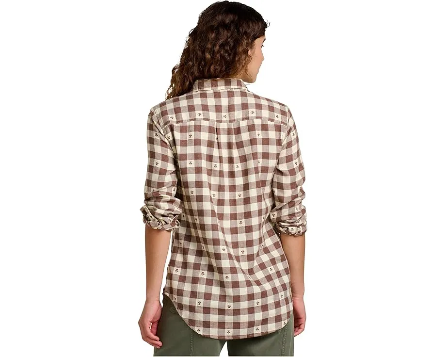 Рубашка Toad&Co Re-Form Flannel с длинным рукавом из переработанных материалов