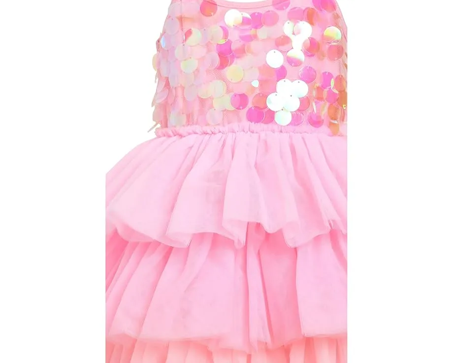 Платье Rose Magic Paillette с пайетками и ярусной тюлевой юбкой Lola and The Boys