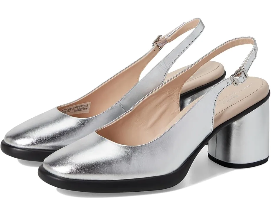Туфли ECCO Sculpted 55 Luxe на шлейке с каблуком и кожаной стелькой