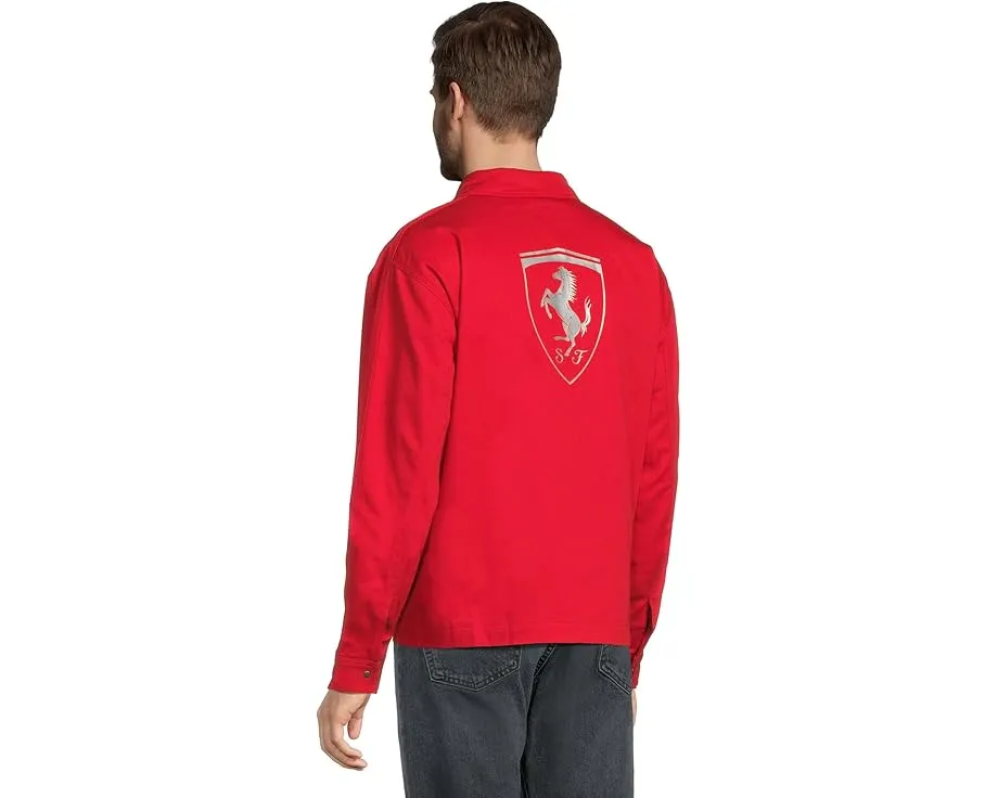 Куртка Scuderia Ferrari Lifestyle с карманами и отложным воротником