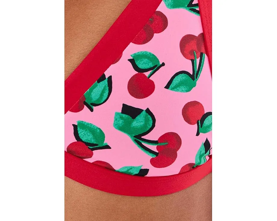 Топ Lanie с принтом вишен и регулируемыми бретелями на кольцах