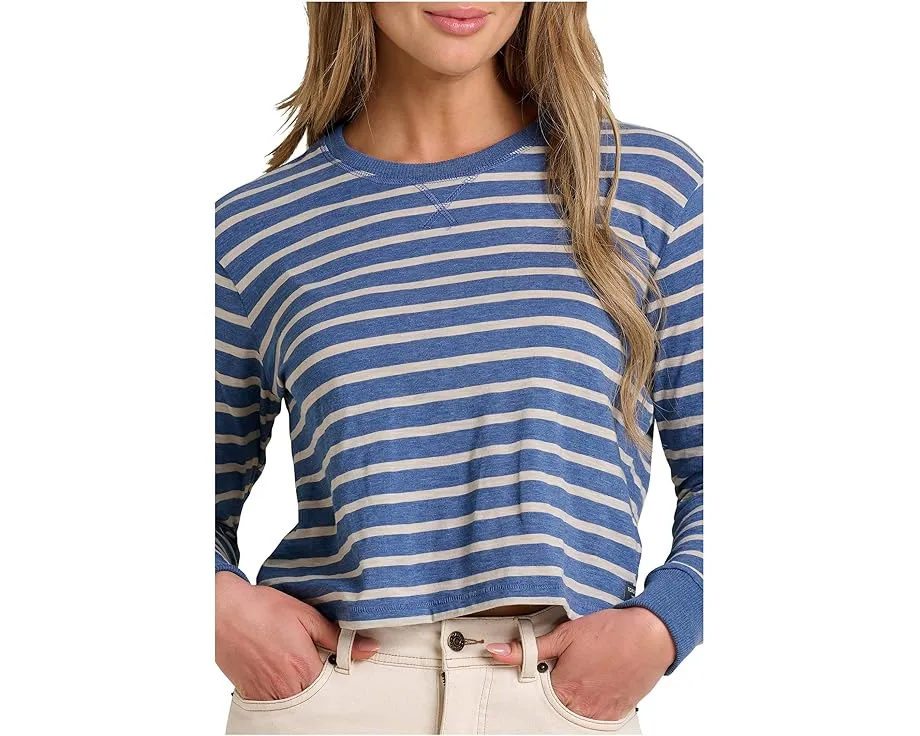 Футболка Toad&Co Boundless Jersey с длинным рукавом и защитой UPF 50+