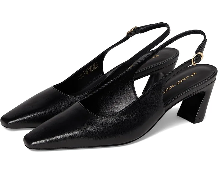 Босоножки Stassi Slingback 50 Stuart Weitzman с квадратным носком