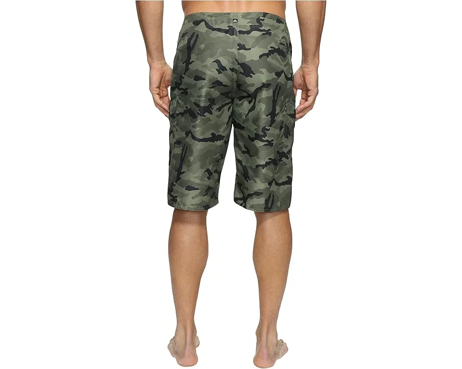 Шорты для плавания Quiksilver Manic Camo 22 дюйма с камуфляжным принтом