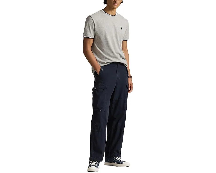 Классическая футболка Polo Ralph Lauren из стретч-сетки с коротким рукавом