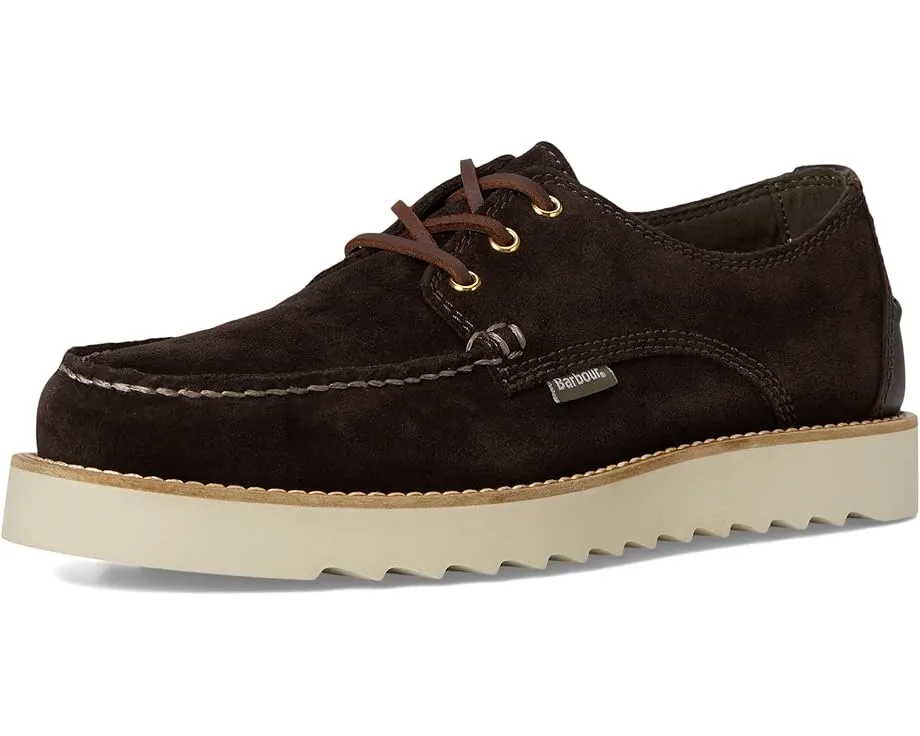 Туфли Derby Barbour Aydon из мягкой замши с клиновидной подошвой