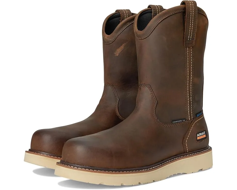 Рабочие ботинки Ariat Rebar Wedge Pull-On с композитным носком и водонепроницаемостью