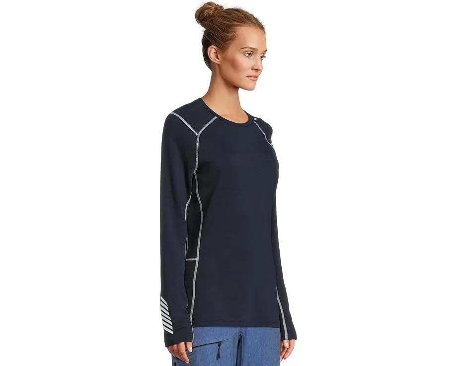 Helly Hansen Термобелье Lifa Merino Midweight с круглым вырезом и защитой UPF 50