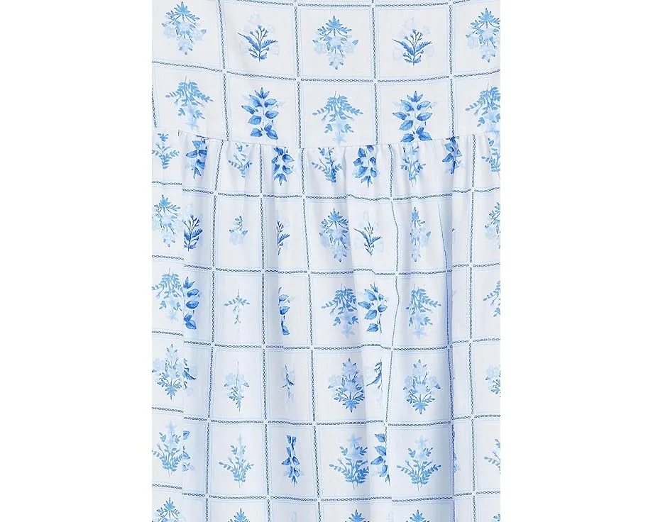 Платье Janie and Jack с плиточным принтом и буфами на рукавах