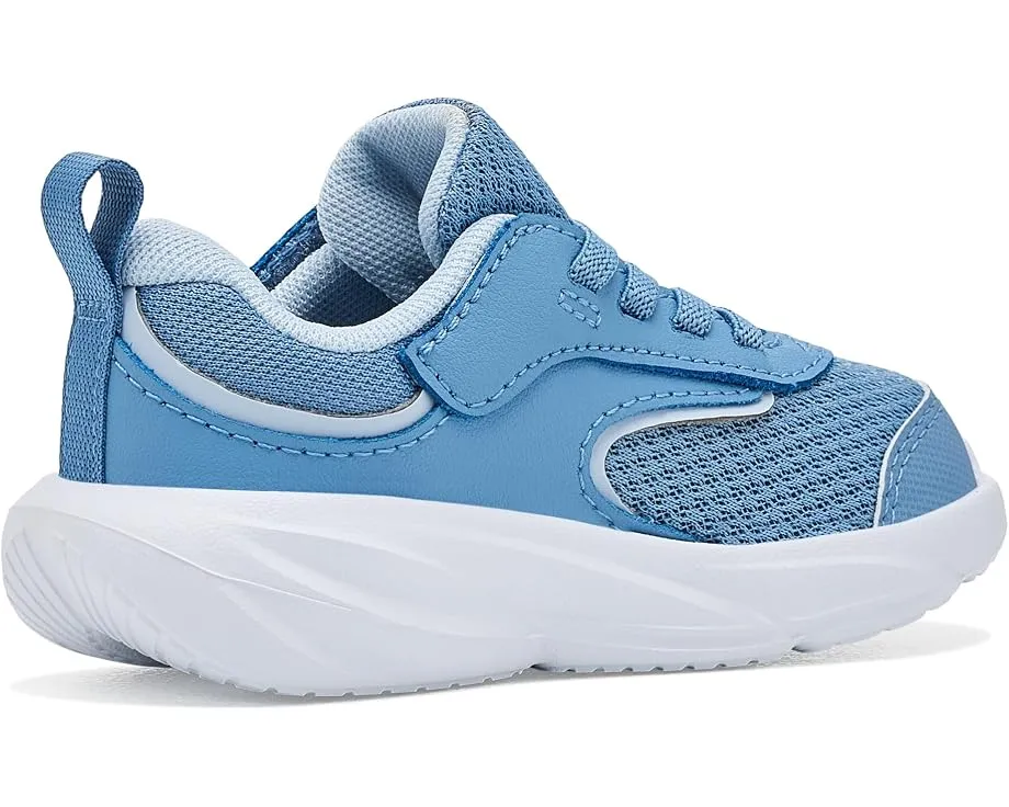Детские кроссовки Surge 5 с альтернативной шнуровкой Under Armour сине-зеленые