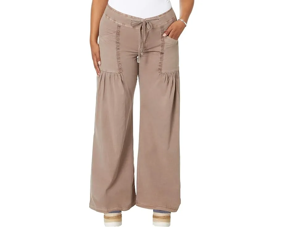 Широкие брюки XCVI Willowy Wide Leg из стретч-поплина