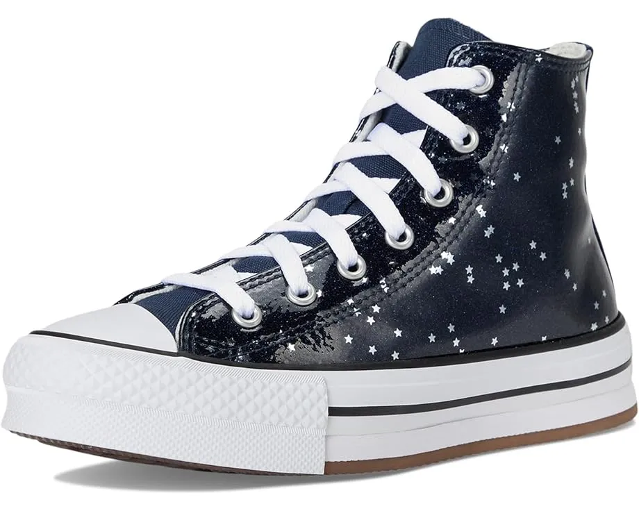 Блестящие кеды Converse Chuck Taylor All Star Eva Lift Glitter на платформе