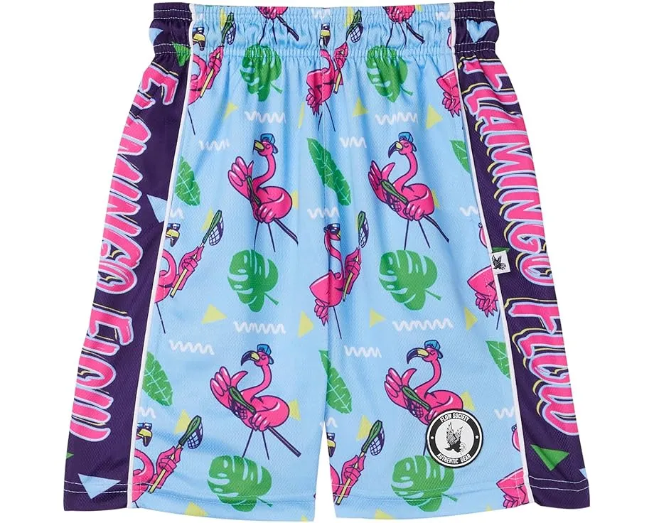Шорты для лакросса Flamingo Flow Attack с принтом фламинго