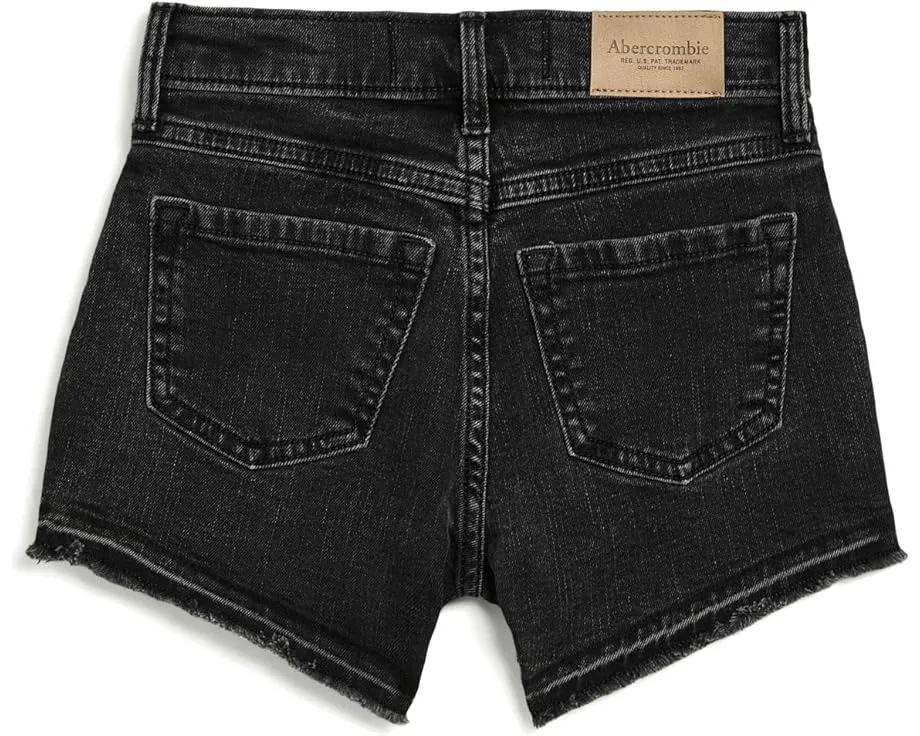 Высокие свободные джинсовые шорты High-Rise для детей от abercrombie kids